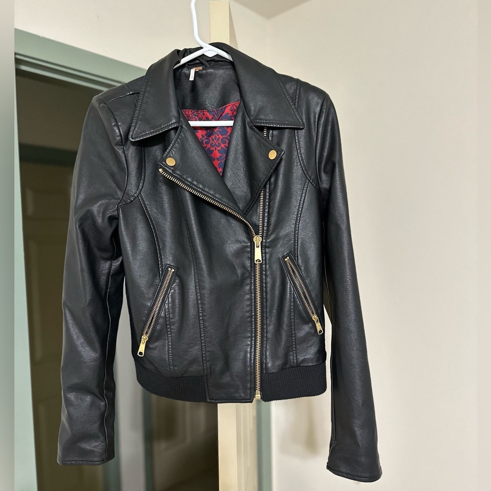 Free People Leather Jacket